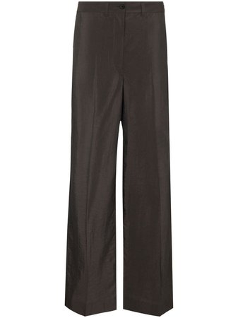 Lemaire wide-leg Shimmer Trousers - Farfetch