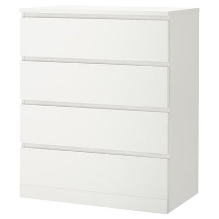 MALM 3-drawer chest - white - IKEA