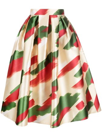 Alessandro Enriquez A-line Striped Skirt - Farfetch