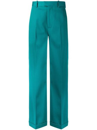 Shop Bottega Veneta straight-leg tailored trousers with Express Delivery - FARFETCH