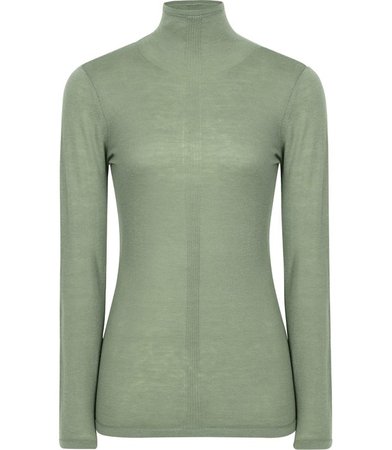 Amberly Wool Cashmere Blend Rollneck Top - REISS