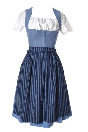 1950s vintage Lanz Salzburg Dirndl dress apron and blouse Austria – Dressing Vintage