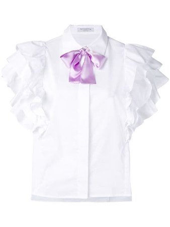 Vivetta Ruffled Sleeve Shirt - Farfetch