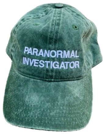 paranormal investigator hat