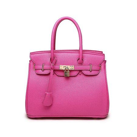 pink handbag