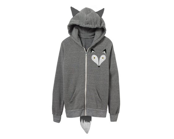wolf hoodie with ears