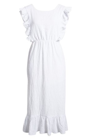 MINKPINK Giselle Convertible Cotton Blend Midi Dress | Nordstrom