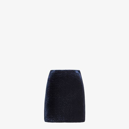 Blue velvet skirt - SKIRT | Fendi