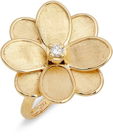 Petali Diamond Flower Cocktail Ring