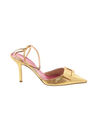 Kate Spade New York Solid Gold Heels Size 9 - 81% off | thredUP