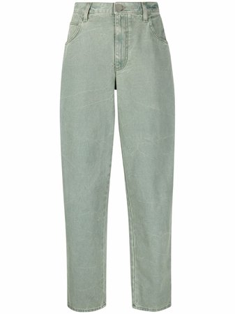 Alberta Ferretti high-waisted tapered jeans - FARFETCH