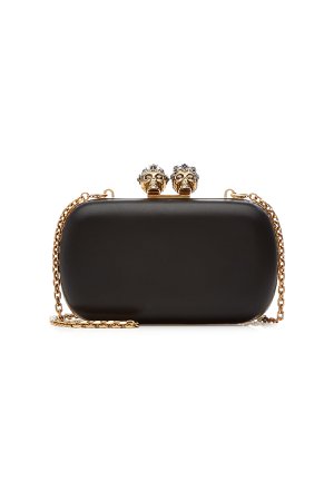 Queen and King Skull Box Clutch Gr. One Size