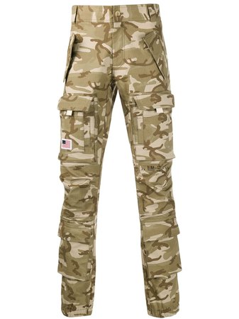 Palm Angels Camouflage Cargo Trousers - Farfetch