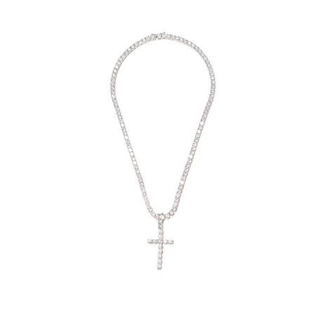 BP Mini Silver Cross Necklace Set – BERNA PECI JEWELRY