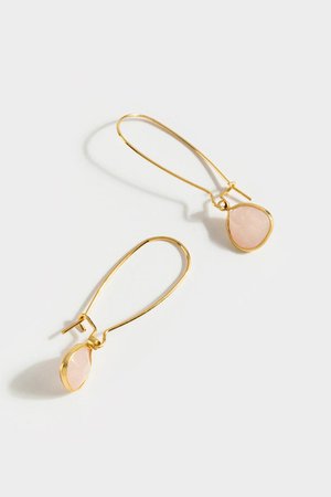 Nicole Stone Teardrop Earrings | francesca's