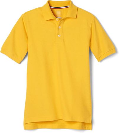 Amazon.com: French Toast boys Short Sleeve Pique (Standard & Husky) Polo Shirt, White, 14-16 US: Clothing, Shoes & Jewelry