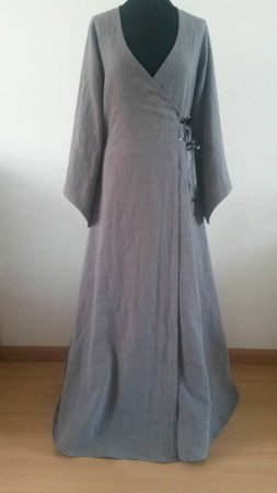 Custom Colours Linen Pagan Avalon Gown | Etsy
