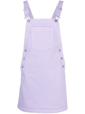 MSGM A-line mini pinafore dress