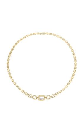 Elo 18k Yellow Gold Diamond Necklace By Moritz Glik | Moda Operandi