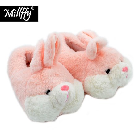 Millffy-lovely-pink-rabbit-plush-winter-warm-velvet-slippers-comfortable-indoor-shoes-hamster-bunny-slippers-cat.jpg (1000×1000)