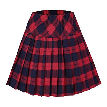 ﻿​﻿﻿red blue che kered skirt - Google Search