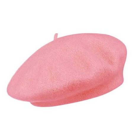 Pink Beret Hat
