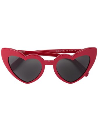 Saint Laurent Eyewear red New Wave 181 LouLou sunglasses for women | SL181LOULOU at Farfetch.com