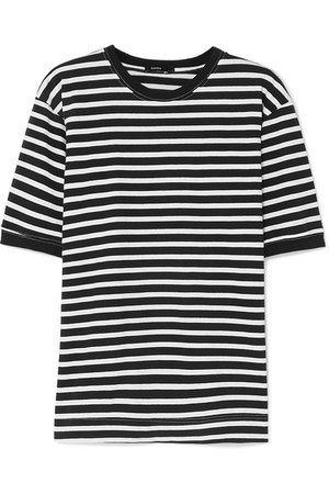 Bassike | Striped organic cotton-jersey T-shirt | NET-A-PORTER.COM