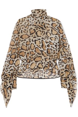 Petar Petrov | Leopard-print silk crepe de chine blouse | NET-A-PORTER.COM
