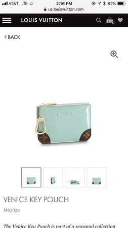 Louis Vuitton key pouch $450