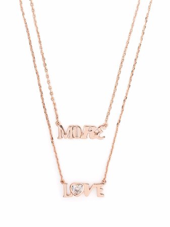 Kate Spade More Love Lettered Chain Necklaces - Farfetch