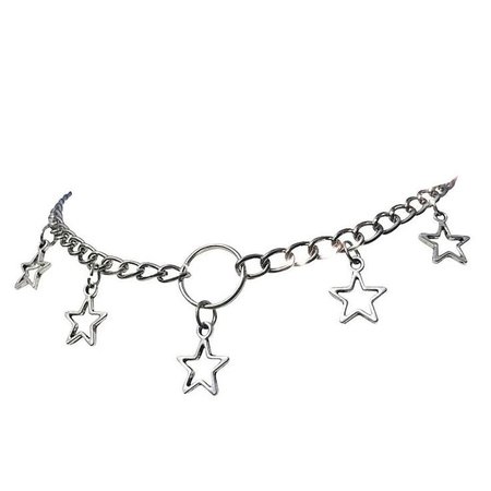 star chain choker necklace
