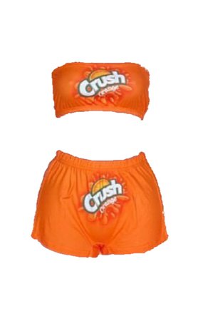 Orange Crush Short Set