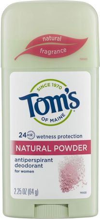 Tom's of Maine Natural Deodorant for Women Antiperspirant 24 Hour Wetness Protection Natural Powder Natural Fragrance Stick 64g : Amazon.com.au: Health, Household & Personal Care
