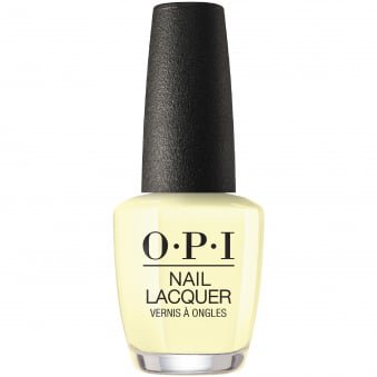 yellow opi nail polish
