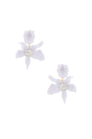 Crystal Lily Earrings