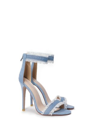A Fray to Remember Denim Heel | Shop Clothes at Nasty Gal!
