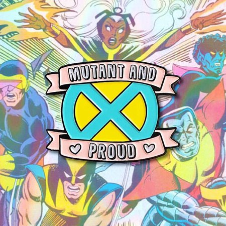 MUTANT & PROUD: X-Men Enamel Pin