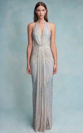 Zooey Beaded Tulle Gown By Jenny Packham