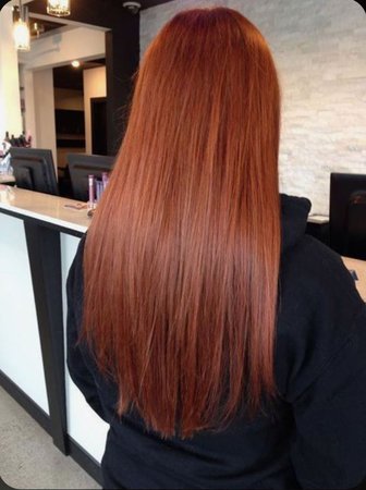Long Copper Red Hair