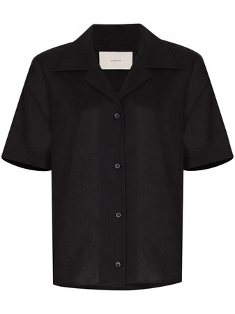 Asceno Organic Linen button-up Shirt - Farfetch