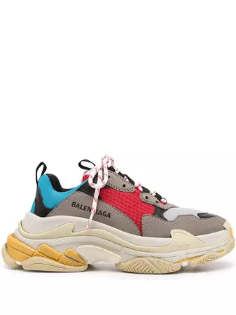Shop Balenciaga Triple S multi-panel sneakers with Express Delivery - FARFETCH