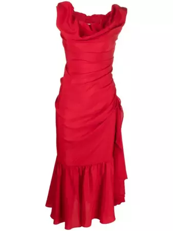 Vivienne Westwood draped-design Midi Dress - Farfetch