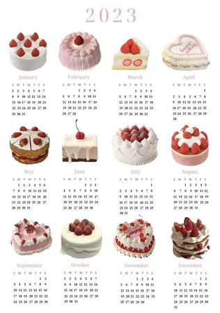 2023 cakes