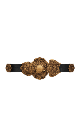 BYZANTINE BELT IN CRACKLED LEATHER