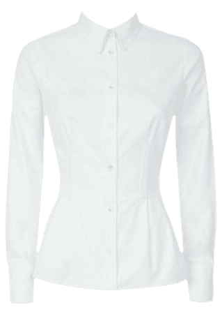 white shirt button blouse png