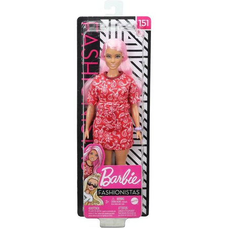 Barbie Fashionistas Doll - Red Paisley Top & Skirt : Target