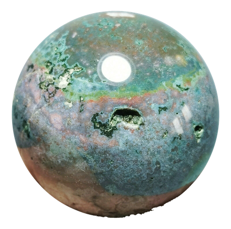 ocean jasper sphere