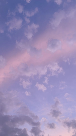 pink blue sky