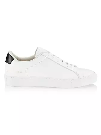 Shop Common Projects Women's Retro Leather Low-Top Sneakers | Saks Fifth Avenue